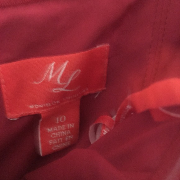 ML Monique Lhuillier Off The Shoulder Lace Dress New With Tag Size 10 - Picture 10 of 16